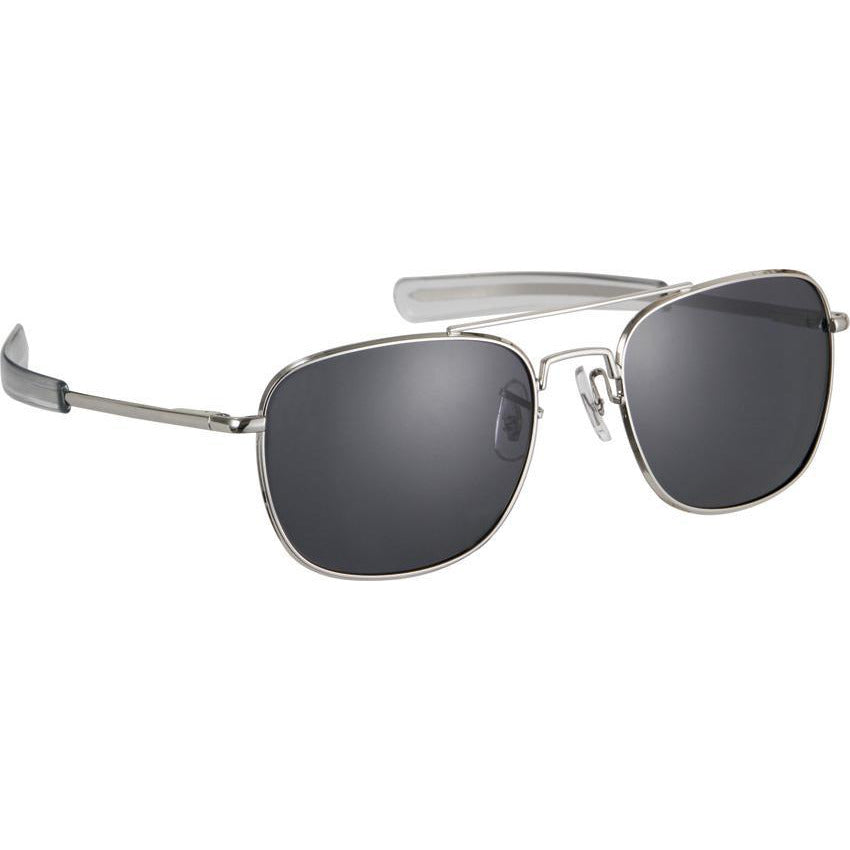 Humvee Military Pilot Sunglasses HMV 57B SILVER