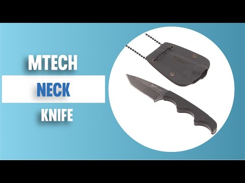 MTech Neck Knife Black G-10 MT-673