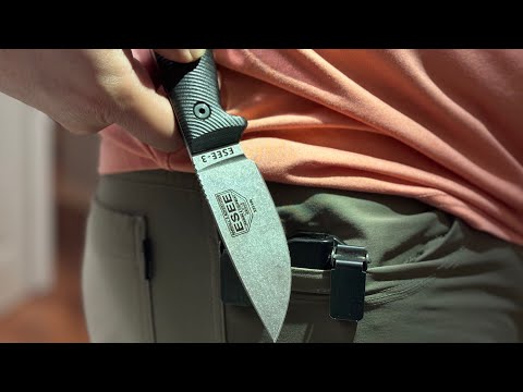 ESEE Model 3 3D Fixed Blade S35 3PM35V-001