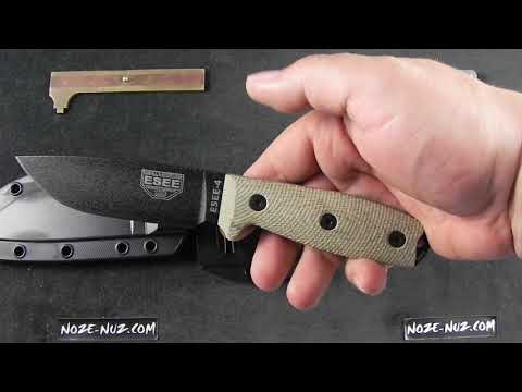 ESEE Model 4 3D Fixed Blade Canvas 4PB-017