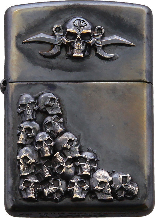 Bastinelli Creations Skulls Zippo Lighter Single BC-LIGHTERSKULL