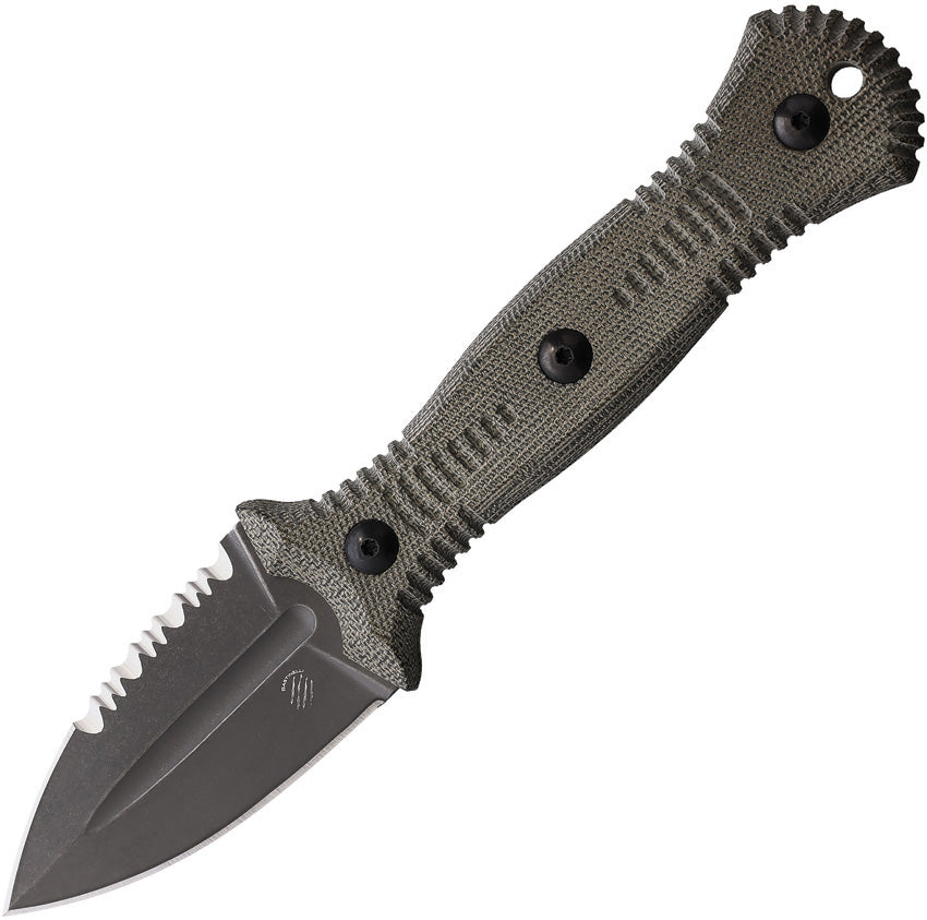 Bastinelli Creations Telum Fixed Blade BC-28-GREEN