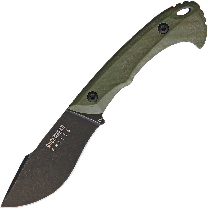 BucknBear Piranha Fixed Blade Green BNB12333P