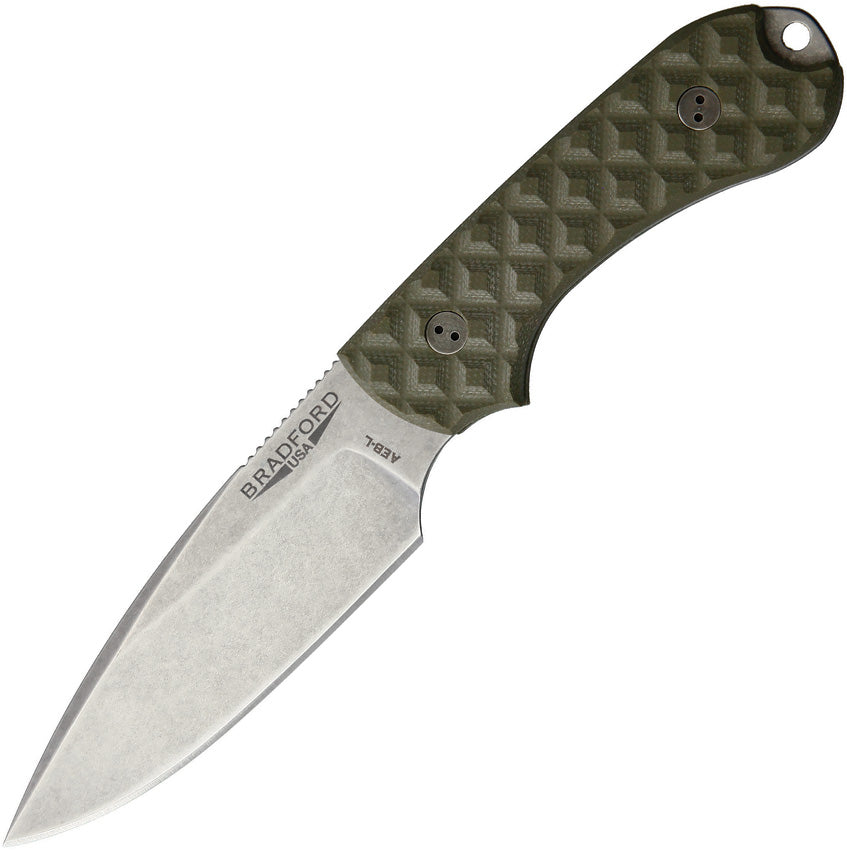 Bradford Knives Guardian 3 OD Green 3FE-002-AEBL