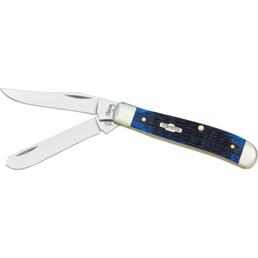 Case Cutlery Mini Trapper Blue Bone