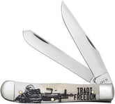 Case Cutlery Iraqi Freedom Trapper Nat Bone 50954