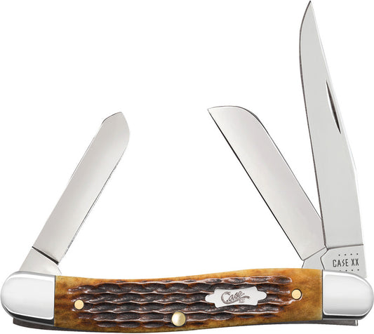 Case Cutlery Stockman Antique Bone Rogers 52834