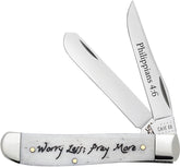 Case Cutlery Pray More Mini Trapper 60869