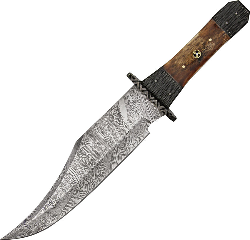 Damascus Tri Circle Bowie DM1049