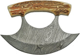 Damascus Ulu Knife DM-1111SG