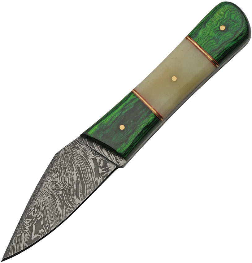 Damascus Green Bone Skinner DM-1258GN