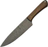 Damascus Fixed Blade Wood DM-1279