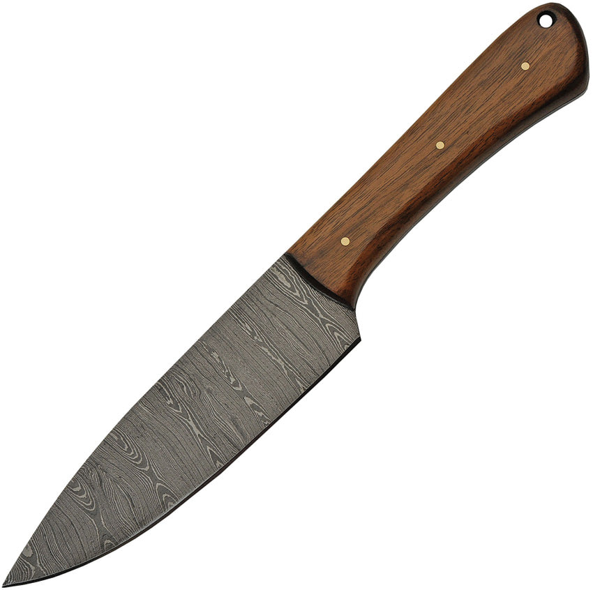 Damascus Fixed Blade Wood DM-1280