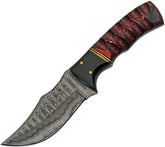 Damascus Fixed Blade Wood DM-1288