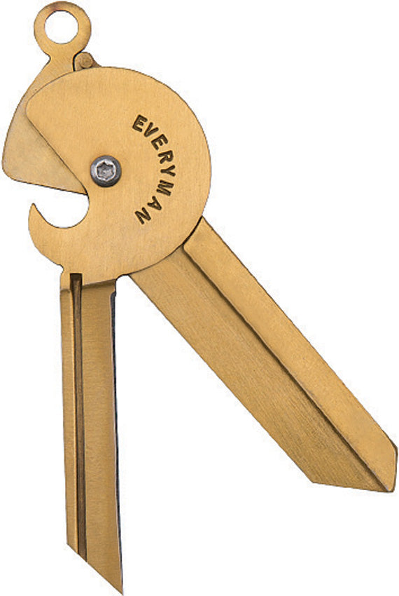 Everyman Porter Key Knife 2.0 Brass 001EMPMR