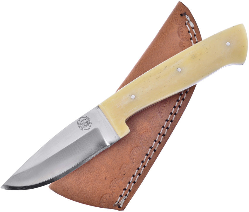 Frost Cutlery Fixed Blade White Smooth Bone CW-646WSB