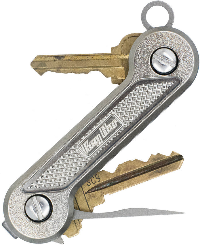 KeyBar KeyBar Titanium Crosshatch TKB-DCH-BP