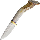 Ken Richardson Knives Small Drop Point Hunter KR1403DP (3" DROP W/ SCRIM)