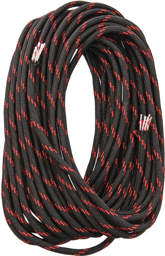 Live Fire FireCord 25ft Black/Red Line FC25-THINREDLINE