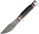 Marbles Fixed Blade Horn Damascus MR460 / EG-741