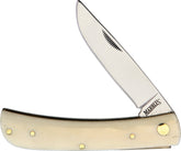 Marbles Work Knife White Smooth Bone PK114WH