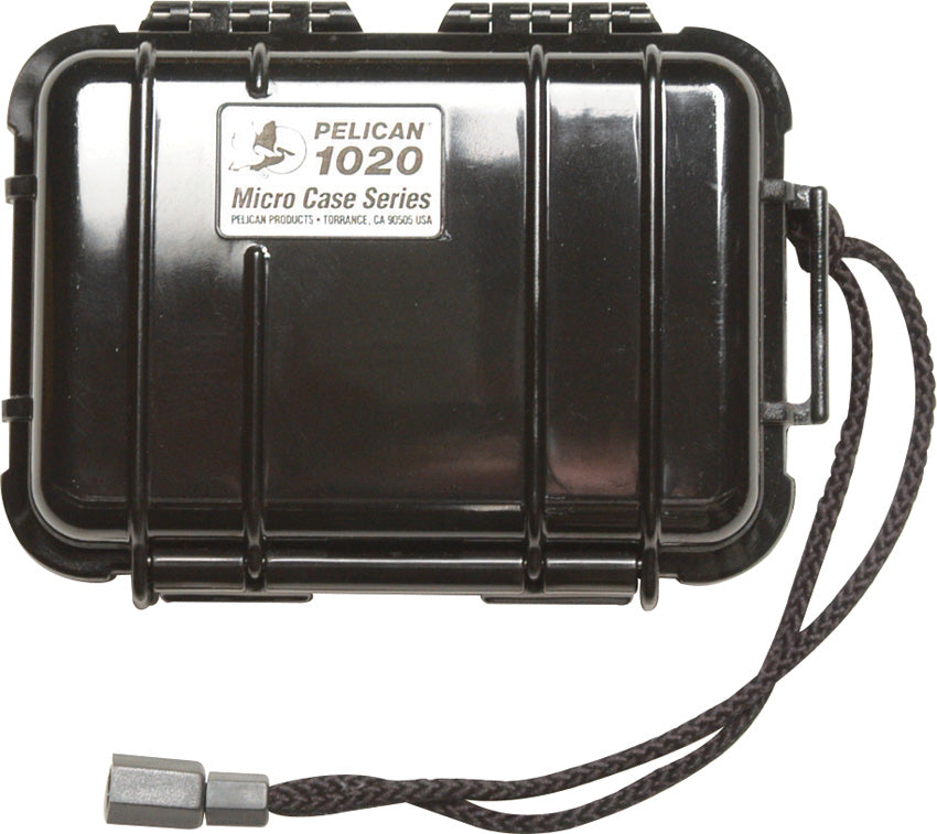 Pelican Medium Micro Case 1020 SOLID BLACK