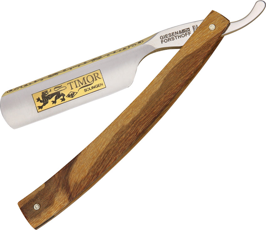 Giesen & Forsthoff Straight Razor Maplewood Lion 382