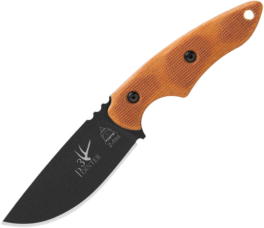 TOPS 3 Pointer Tan Canvas Micarta 3PR02