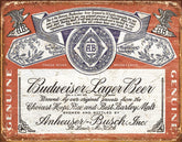 Tin Signs Budweiser Weathered 1751