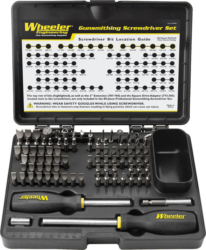 Wheeler Gunsmithing Screwdriver Set 562194