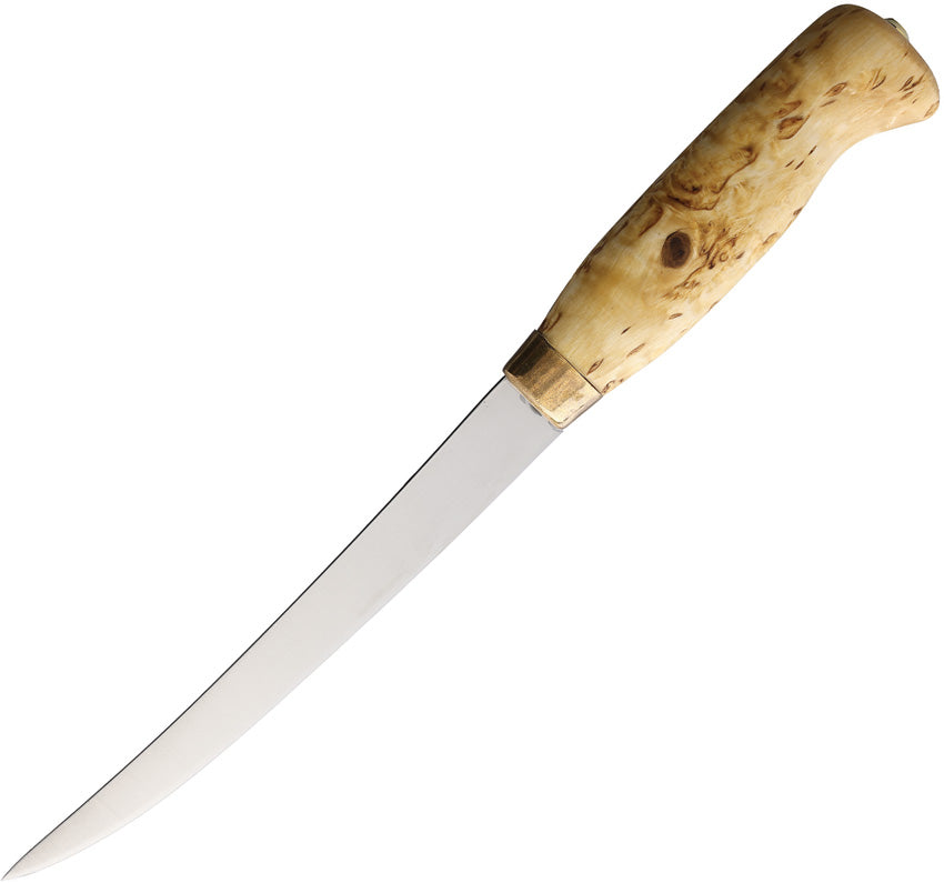 Wood Jewel Fillet Knife Curly Birch 23F