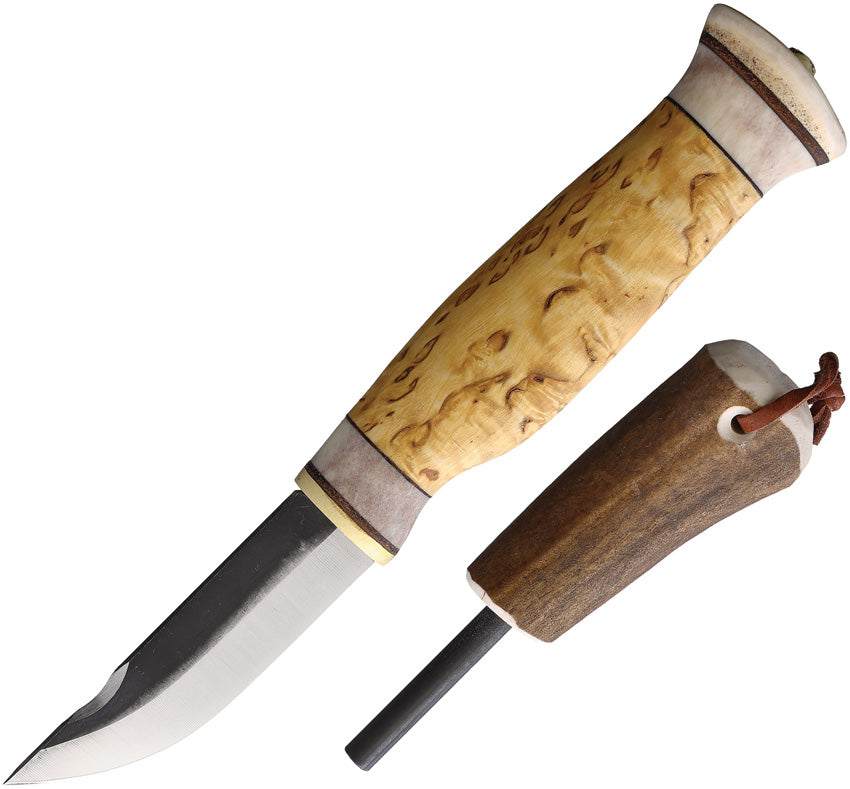 Wood Jewel Fixed Blade Combo Curly 23J