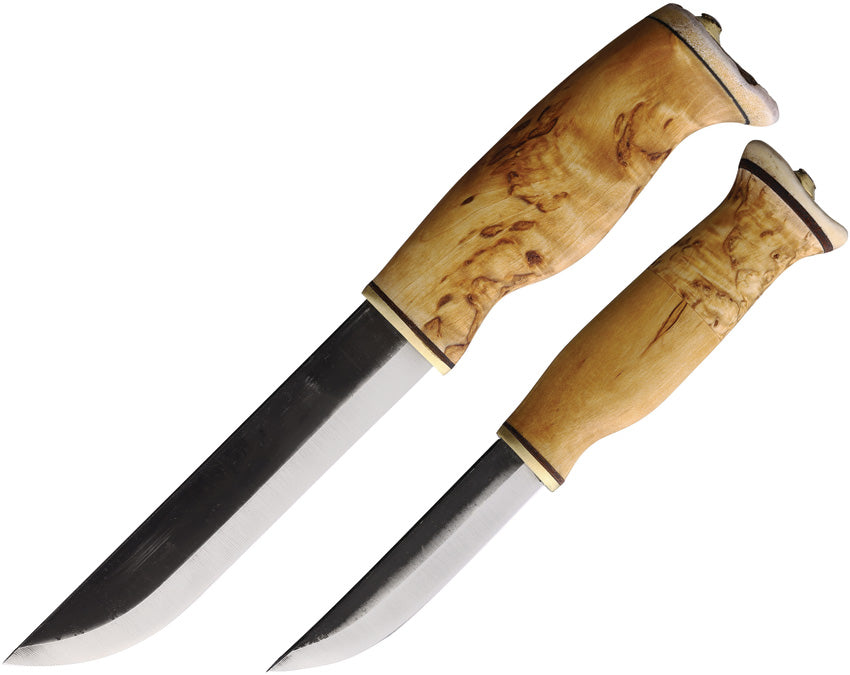 Wood Jewel Big Double Fixed Blade Set 23KI