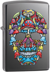 Zippo Mushroom Skull Lighter 49135