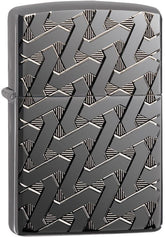 Zippo Armor Geometric Weave Lighter 49173