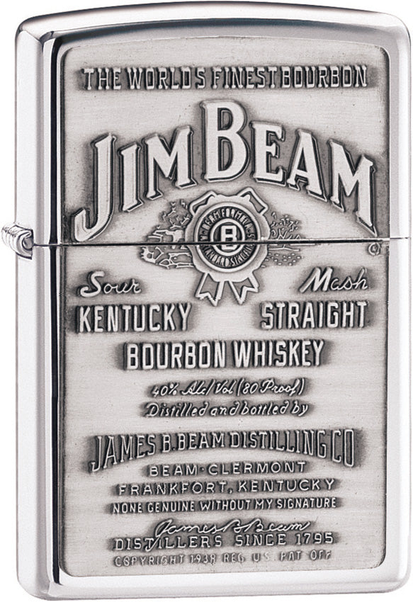 Zippo Jim Beam Pewter Emblem 250JB 928