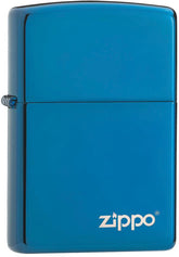 Zippo High Polish Blue Logo 20446ZL