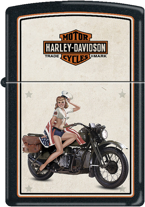 Zippo Harley US Marine Pinup ZP9944